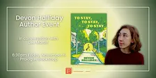Devon Halliday Author Event