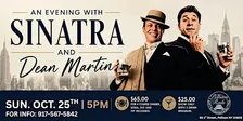 Swinging with Sinatra and Dean Martin Dinner and Show in Pelham N.Y.