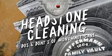 Headstone Cleaning and Maintenance