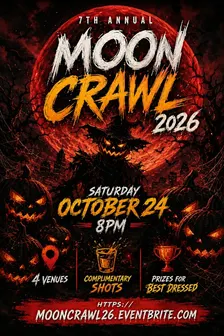 7th Annual Moon Crawl/ Bar Crawl