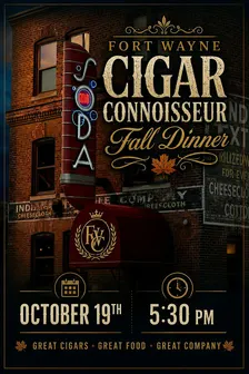 Fort Wayne Cigar Connoisseurs Club Dinner at Club Soda