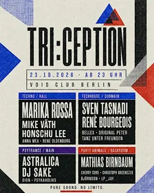 TRI:CEPTION (Techno, Psytrance, Techhouse) - 4 Floors