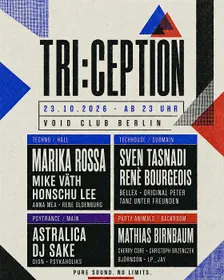 TRI:CEPTION (Techno, Psytrance, Techhouse) - 4 Floors