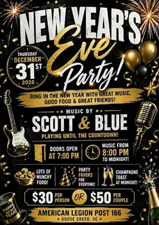 NEW YEAR'S EVE CELEBRATION 2026
