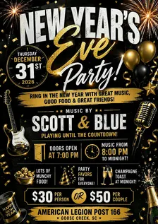 NEW YEAR'S EVE CELEBRATION 2026