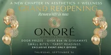ONORÉ Aesthetics & Wellness Grand Re-Opening Event in Northborough, MA