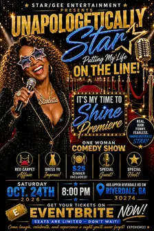 Unapologetically Star One Woman Comedy Show 2026