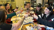 Collage and Wine in Vineria di via Stradella