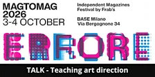 MAG TO MAG TALK - Teaching Art Direction