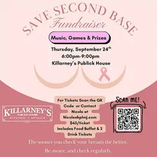Save Second Base - Breast Cancer Fundraiser