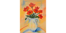Painterly Poppies - Paint and Sip in Houston | Classpop!™
