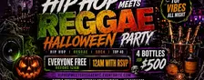 Hip Hop Meets Reggae Halloween party in queens  (Big Room Saturdays)