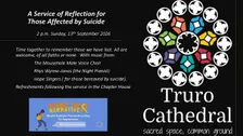 SERVICE OF REFLECTION, TRURO CATHEDRAL