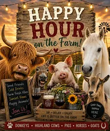 Happy Hour on the Farm!