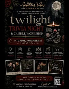 Twilight Trivia Night & Candle Workshop