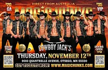 MAGIC HUNKS -AUSTRALIA -TAKEOVER OTSEGO,MN!