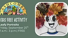 Kids Leaf Portraits