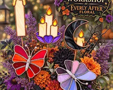 Stained Glass Flower Pike Workshop at Everly After Floral