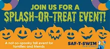 Halloween Splash or Treat at Saf-T-Swim Garden City
