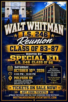 Walt whitman Reunion Class of 1983-1987