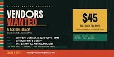 Black Brilliance Vendor Market — Creative Arts & Literature Fair
