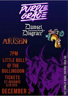 Purple Grace, Damsel in Disgrace, Mortifi'd, and Arisen