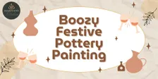 Festive Boozy Pottery Painting