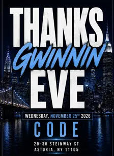 THANKS GWINNIN EVE