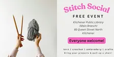 Free Stitch Social Meet Up - Knitting, Crochet, Embroidery, Crafts