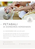 Petabali – Je dierbaren herdenken