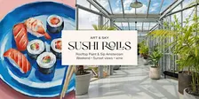 Saturday Rooftop Painting: 3h00 workshop "Sushi rolls" Zoku Amsterdam