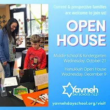 Middle School and Kindergarten Open House