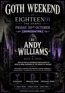 The Dark Side- Gothic Rock & Indie with DJ Andy Williams