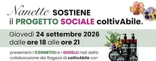 Nanette sostiene il progetto sociale coltivAbile.