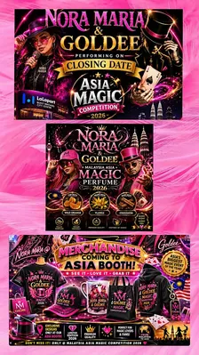 Launching NORA GOLDEE MAGICIAN PERFUME