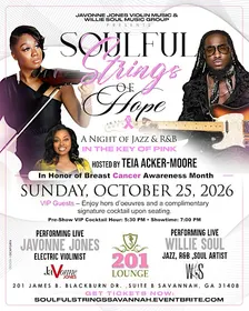 Soulful Strings of Hope: A Night of Jazz and R&B~in the Key of Pink