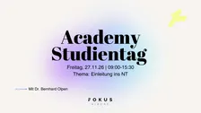 Studientag: Einleitung in das Neue Testament
