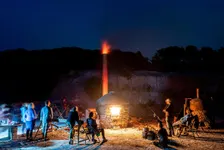 Beehive Kiln Firing
