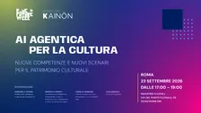MASTERCLASS "AI AGENTICA PER LA CULTURA"