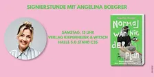 FBM26 - Signierstunde mit Angelina Boerger/ Halle 5.0 Stand C35