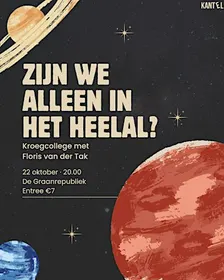Kroegcollege - "Zijn we alleen in het heelal?"