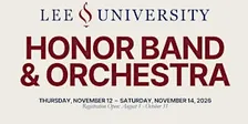 Lee University Honor Band & Orchestra 2026