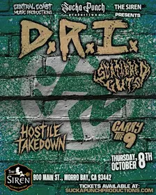 D.R.I. LIVE AT THE SIREN IN MORO BAY