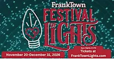 2026 FrankTown Festival of Lights Franklin, TN (November 20-December 31)