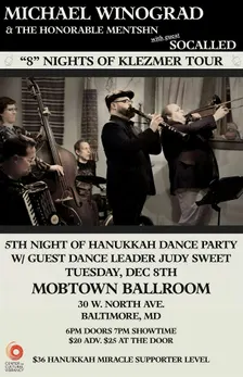 Hanukkah Dance Party w/ Michael Winograd & The Honorable Mentshn