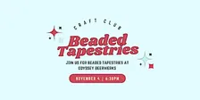 Beaded Tapestry Workshop @ Odyssey Beerwerks