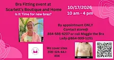 Bra Fitting Event at Scarlett's Boutique