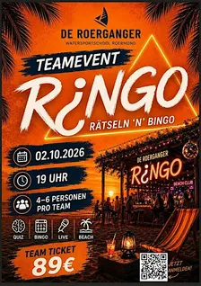 R¿NGO   in ROERMOND   8 Teams (4-6 Personen) spielen um die Krone