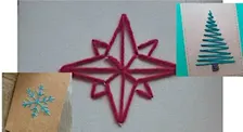DIY Sustainable Christmas - paper embroidery