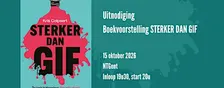 Boekvoorstelling 'Sterker dan gif'